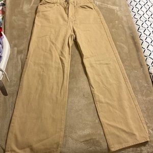 Dazy Tan Wide Leg Jeans